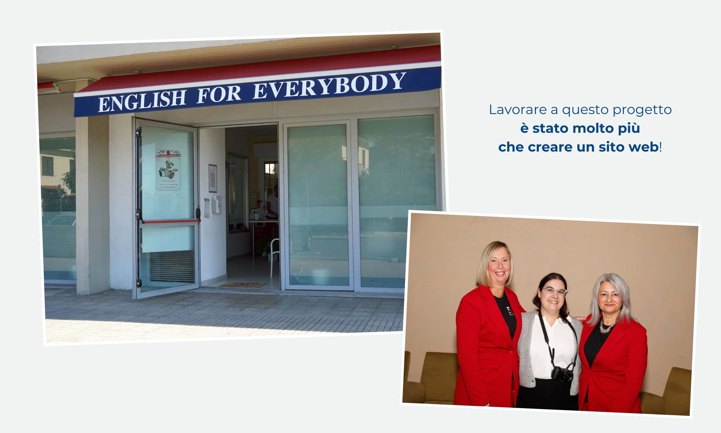 Un impatto che va oltre il digitale - creazione di un sito web per English For Everybody