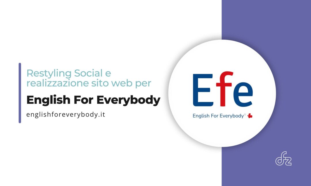 English For Everybody: dal restyling social alla creazione di un sito web