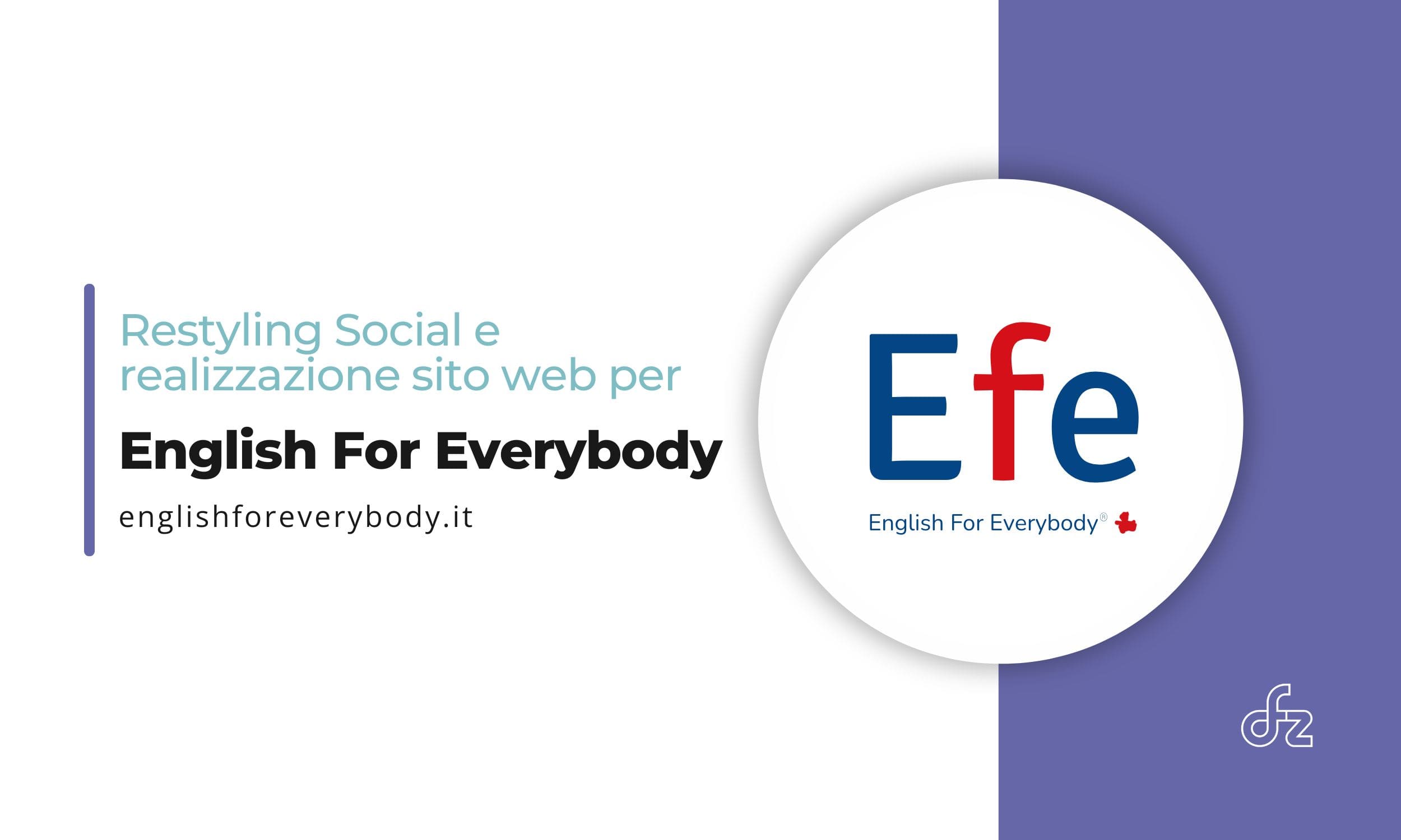 English For Everybody - dal restyling social alla creazione di un sito web