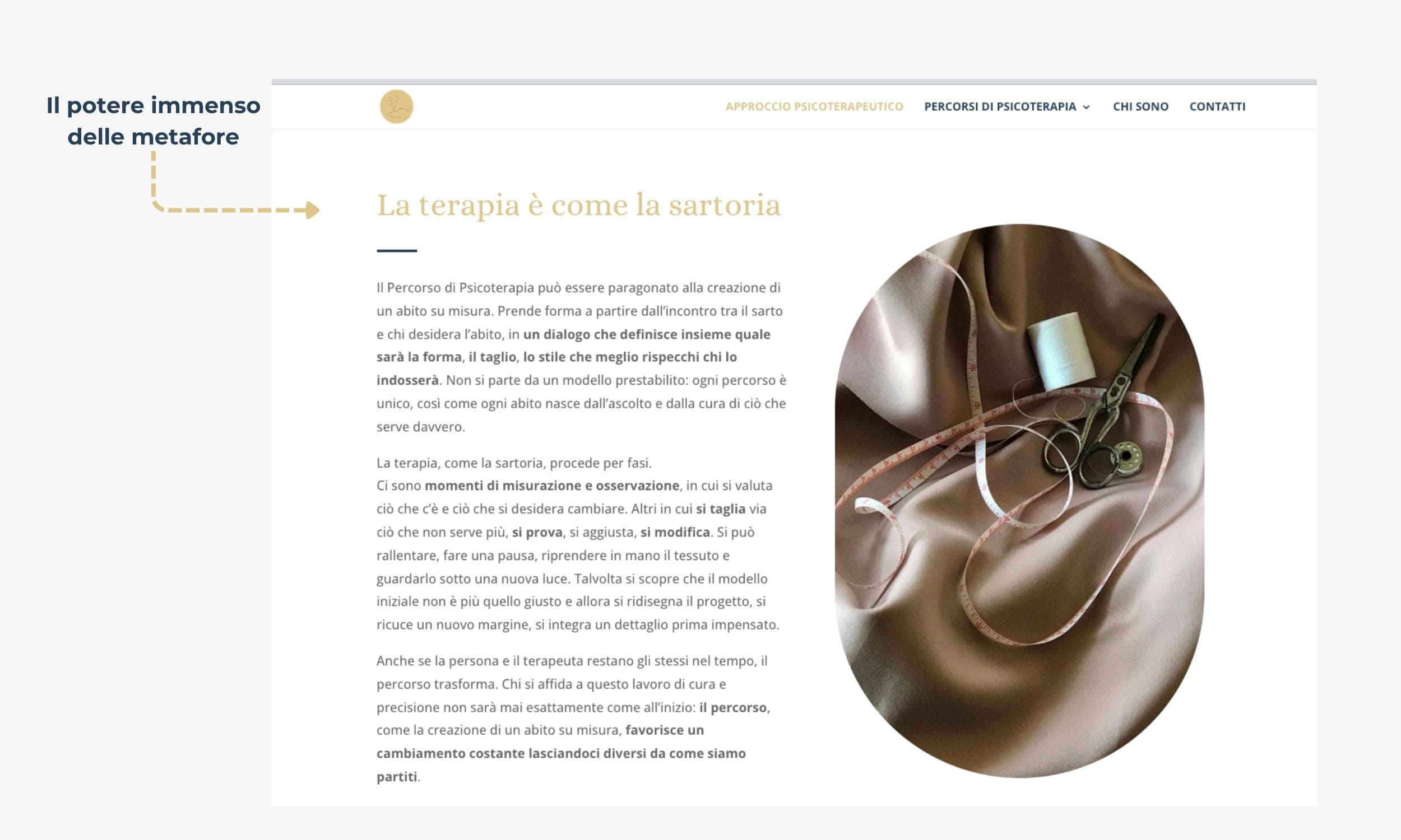 Immagine coordinata per Psicoterapeuta - Il potere delle metafore