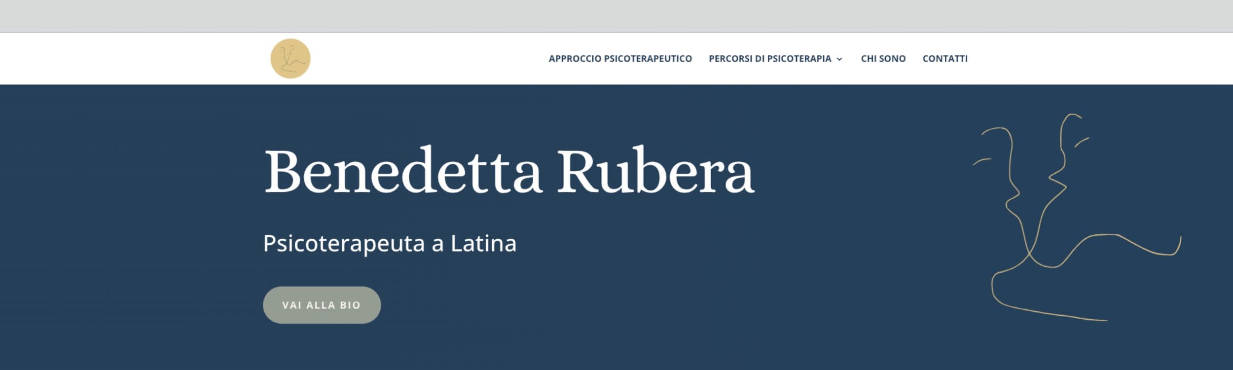 Immagine coordinata per Psicoterapeuta - Struttura e contenuti del sito