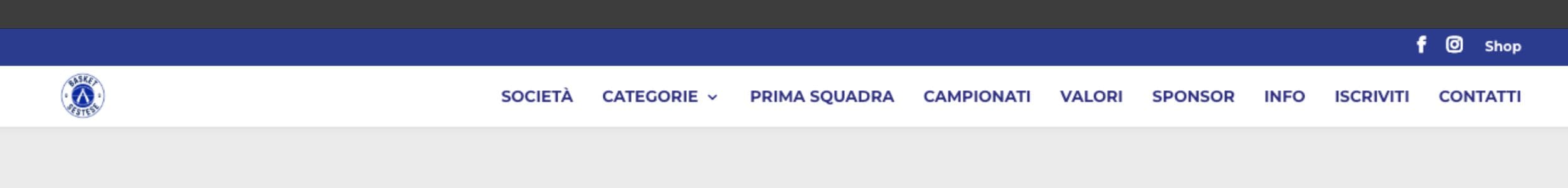 Restyling del sito web per G.S. Basket Sestese - Ripensare completamente l’alberatura del sito Restyling del sito web per G.S. Basket Sestese - Ripensare completamente l’alberatura del sito